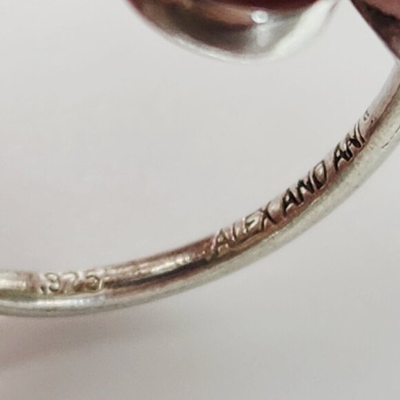 Alex and Ani Harry Potter Glasses & Lightning Bolt 925 Silver Wrap Ring - Picture 5 of 7